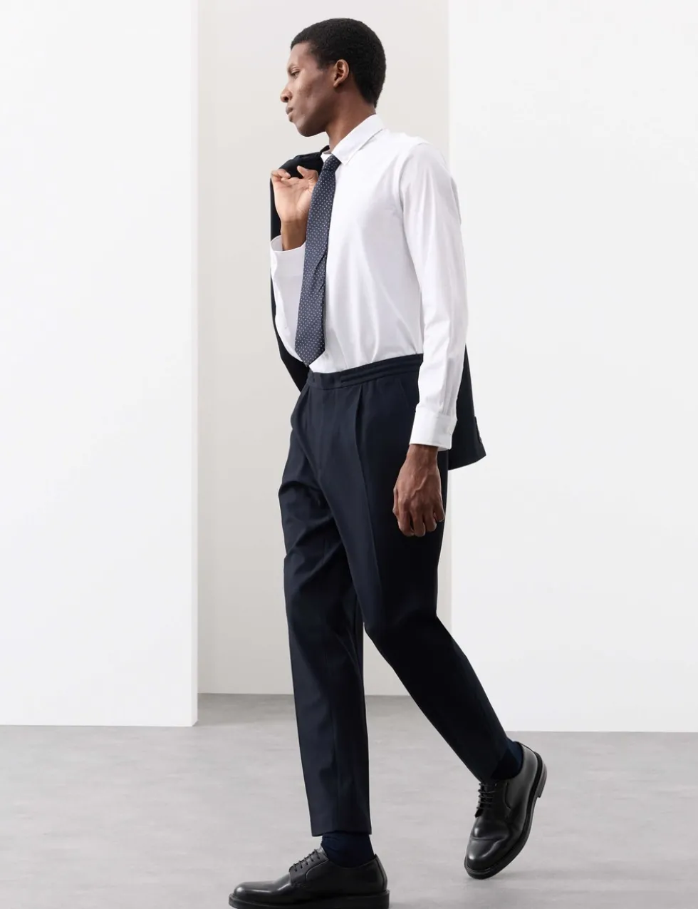 Tailored Fit Performance Twill Trousers