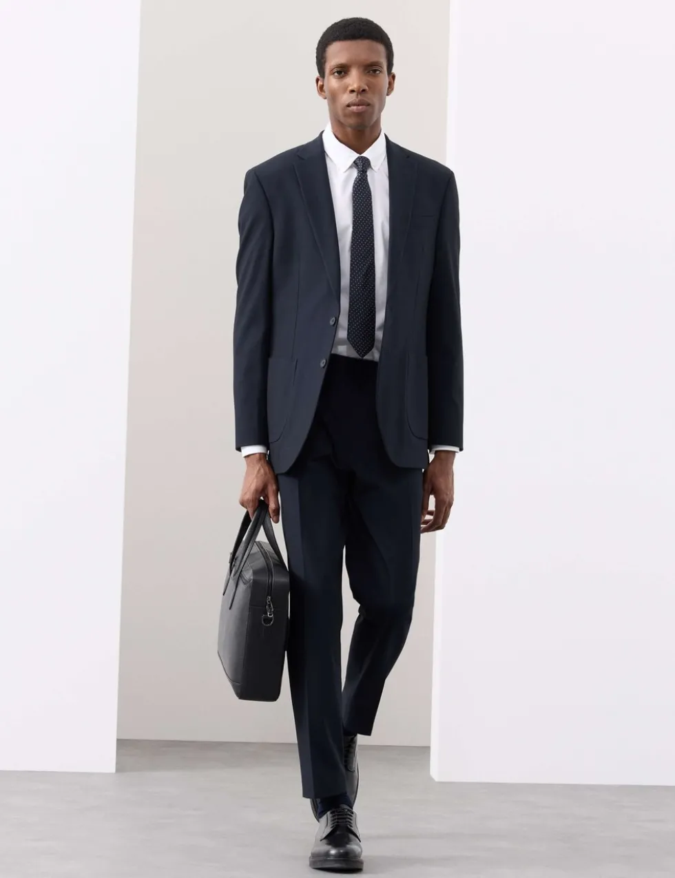 Tailored Fit Performance Twill Trousers