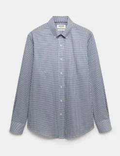 Tailored Fit Pure Cotton Check Shirt