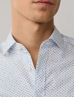 Tailored Fit Pure Cotton Floral Shirt