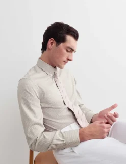Tailored Fit Pure Cotton Check Shirt