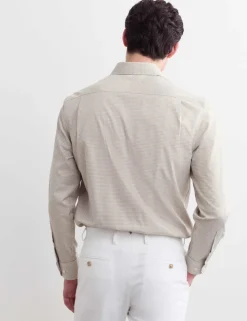 Tailored Fit Pure Cotton Check Shirt