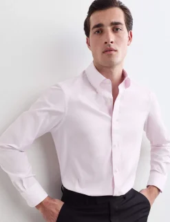 Tailored Fit Pure Cotton Check Shirt