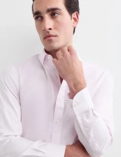 Tailored Fit Pure Cotton Check Shirt