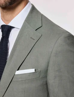 Tailored Fit Pure Linen Blazer
