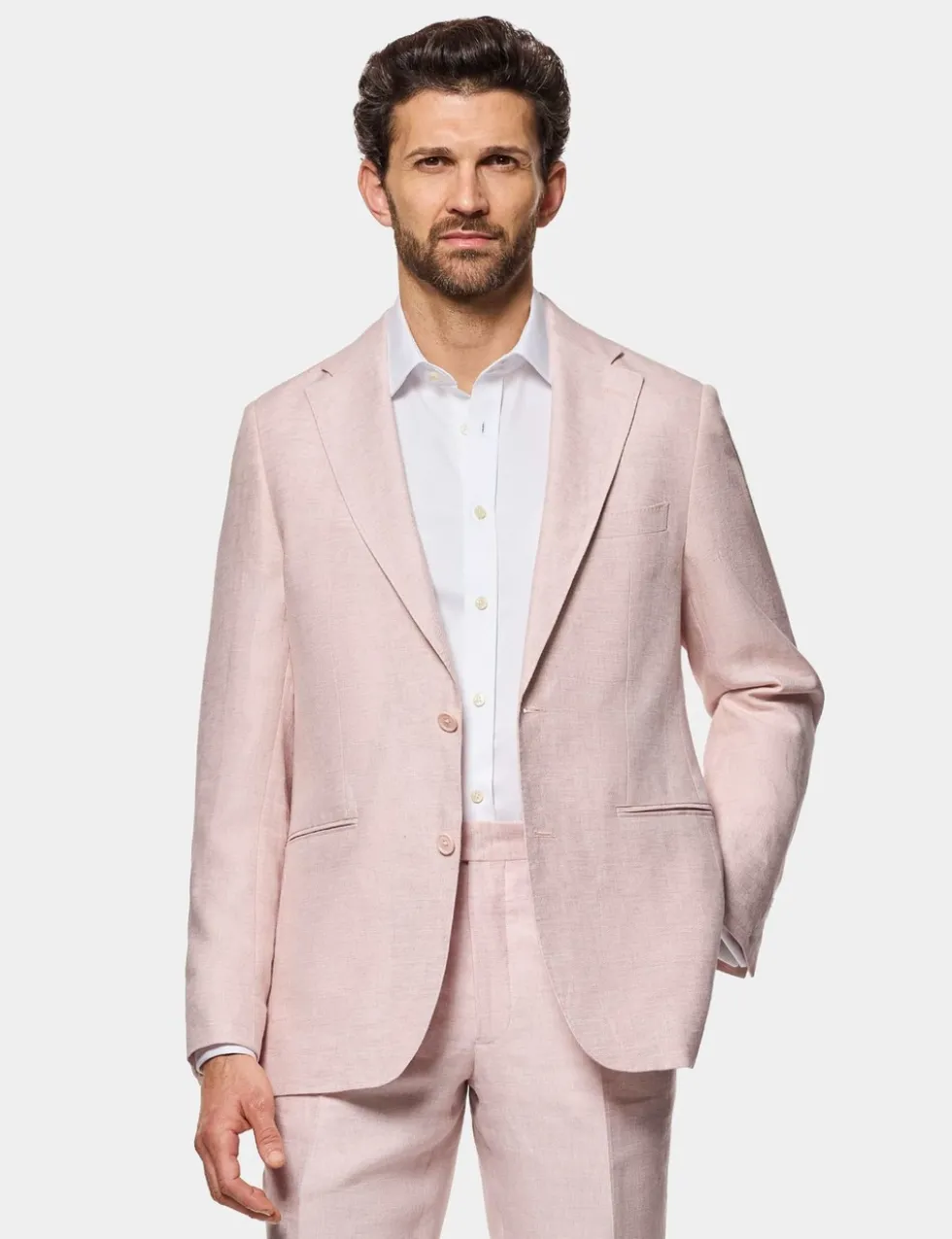 Tailored Fit Pure Linen Suit Jacket