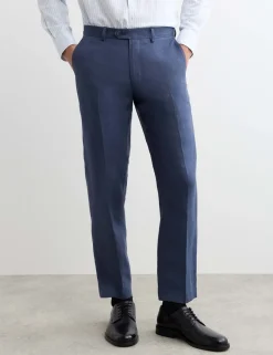 Tailored Fit Pure Linen Trousers