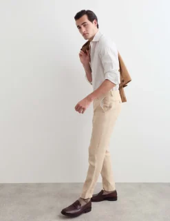 Tailored Fit Pure Linen Trousers