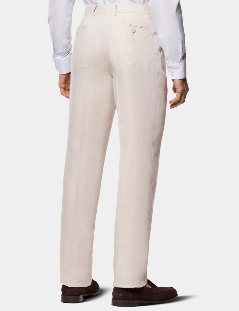 Tailored Fit Pure Linen Trousers