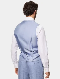 Tailored Fit Pure Linen Waistcoat