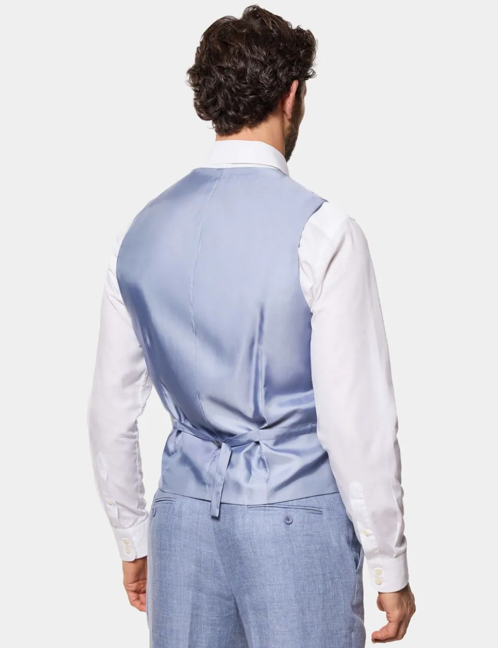 Tailored Fit Pure Linen Waistcoat