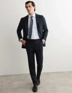 Tailored Fit Pure Wool Suit Jacket