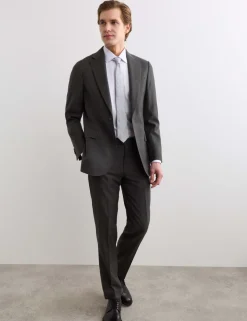 Tailored Fit Pure Wool Suit Jacket
