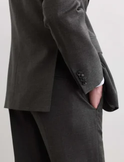 Tailored Fit Pure Wool Suit Jacket