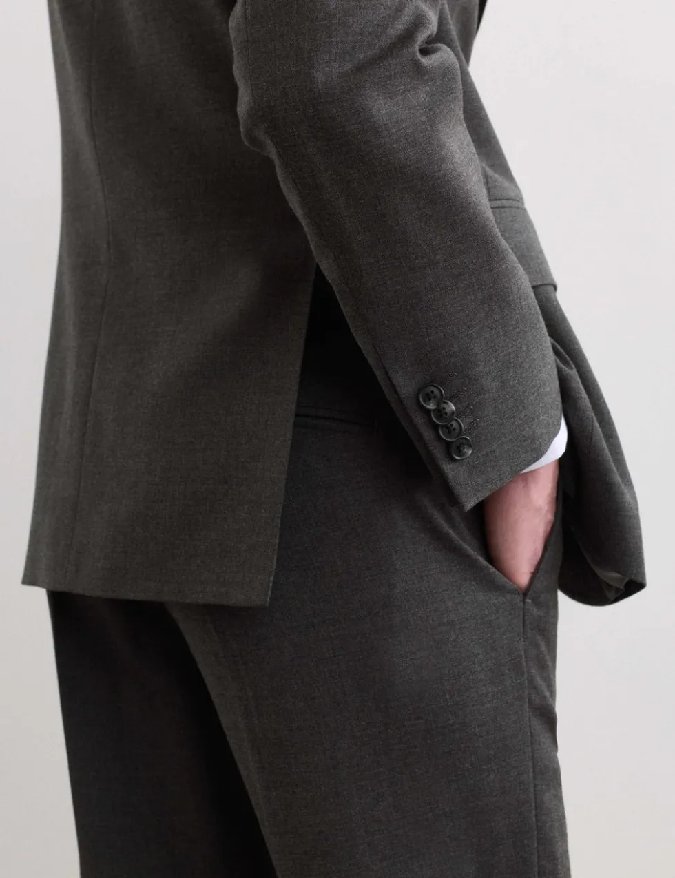 Tailored Fit Pure Wool Suit Jacket