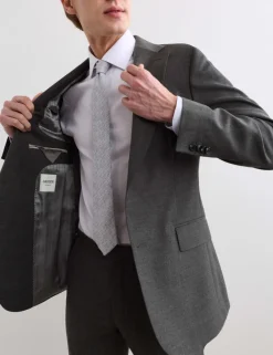 Tailored Fit Pure Wool Suit Jacket