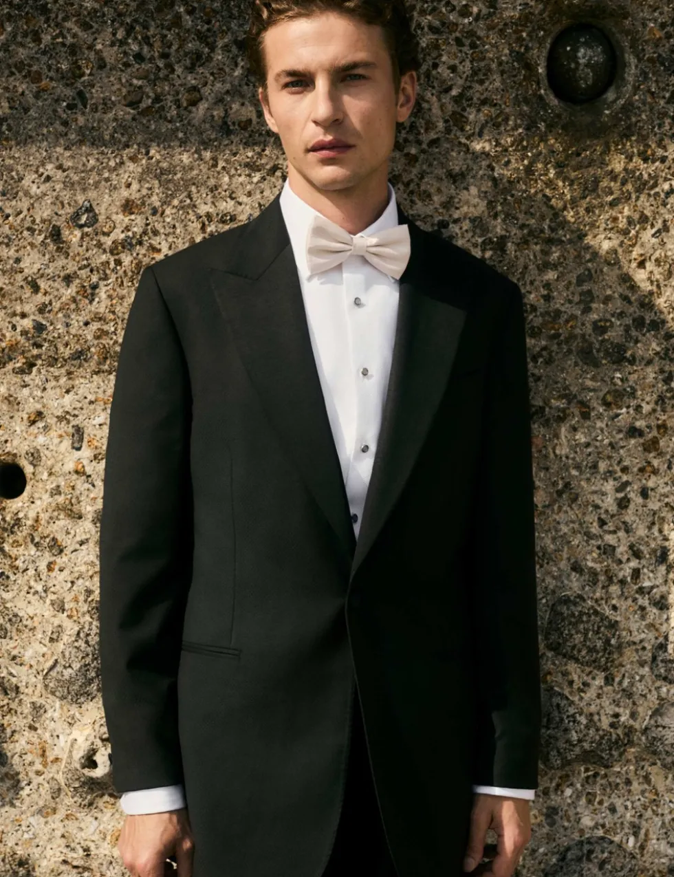 Tailored Fit Pure Wool Tuxedo Jacket
