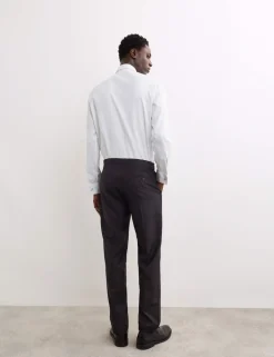Tailored Fit Pure Wool Tuxedo Trousers
