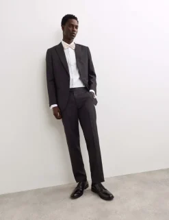 Tailored Fit Pure Wool Tuxedo Trousers