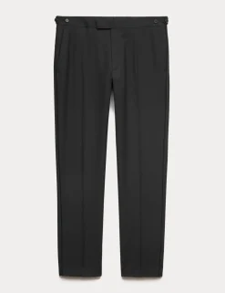 Tailored Fit Single Pleat Trousers