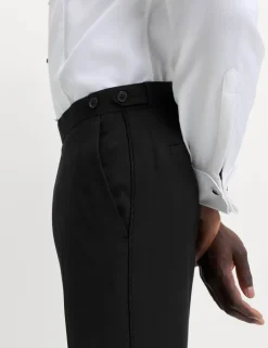Tailored Fit Single Pleat Trousers