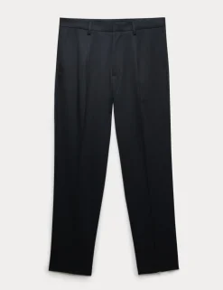 Tailored Fit Stretch Smart Trousers