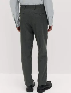 Tailored Fit Stretch Smart Trousers