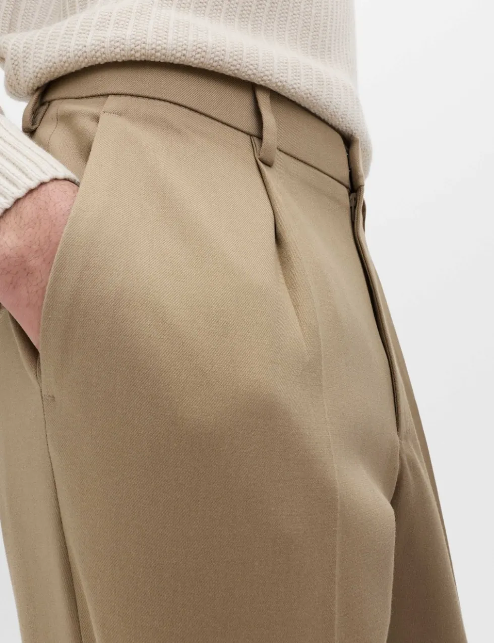 Tailored Fit Stretch Smart Trousers