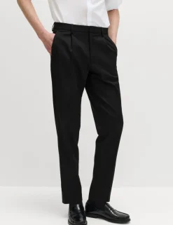 Tailored Fit Stretch Smart Trousers