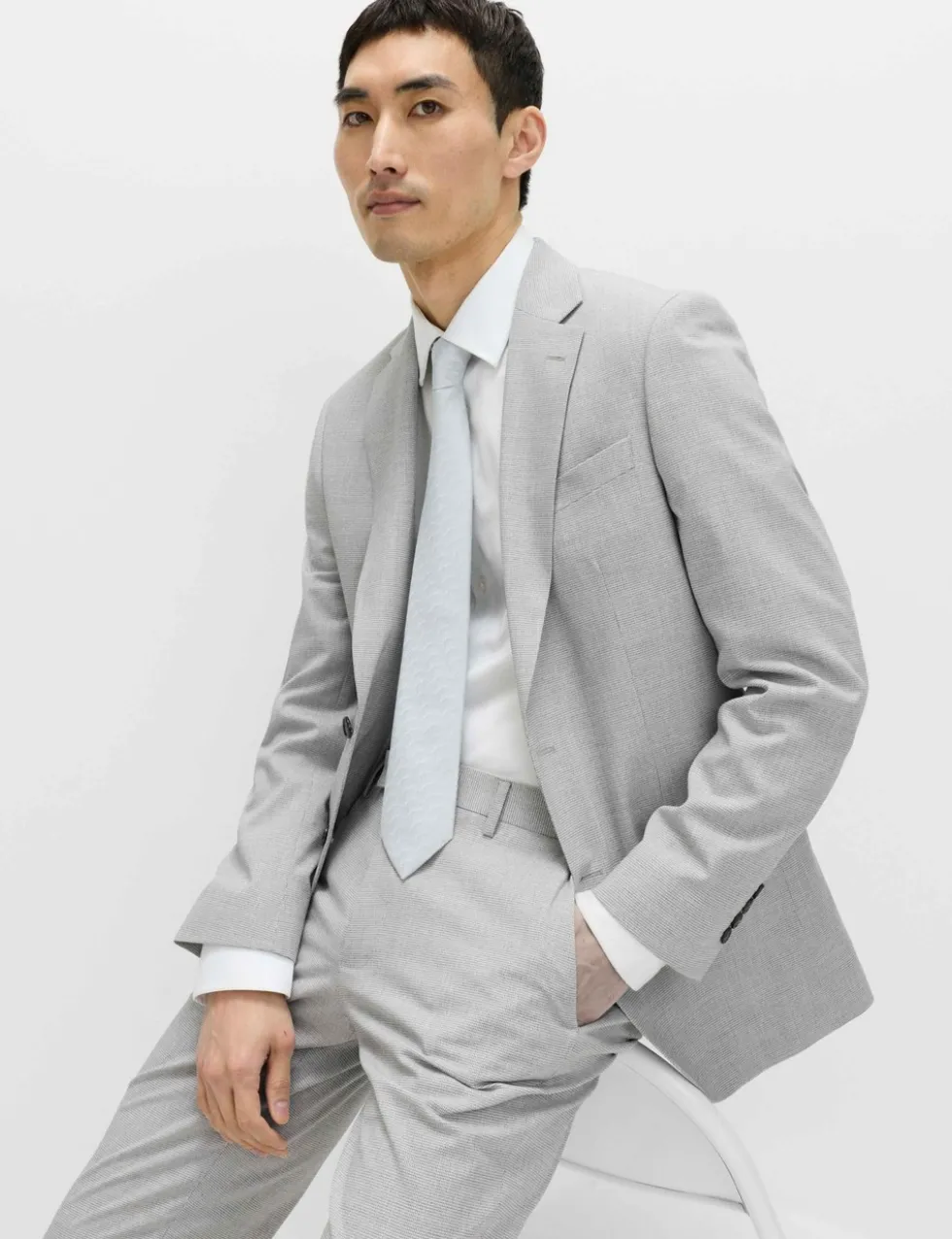 Tailored Fit Stretch Suit Jacket