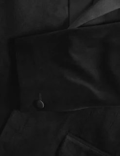 Tailored Fit Velvet Blazer