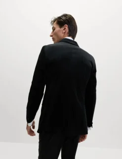 Tailored Fit Velvet Suit Jacket