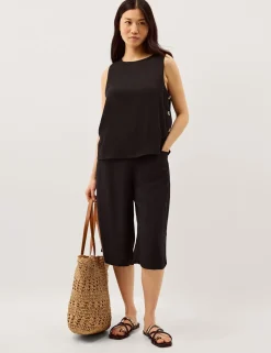 Tank Top with Linen
