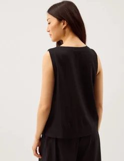 Tank Top with Linen