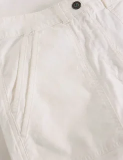 Tapered Ankle Grazer Chinos with Linen