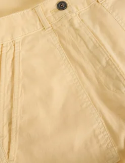 Tapered Ankle Grazer Chinos with Linen