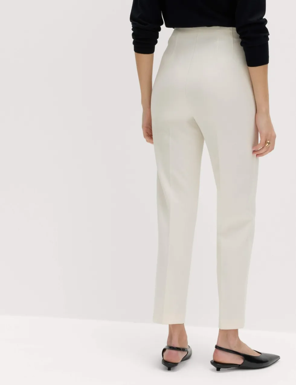 Tapered Ankle Grazer Trousers