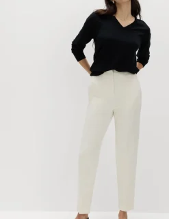 Tapered Ankle Grazer Trousers