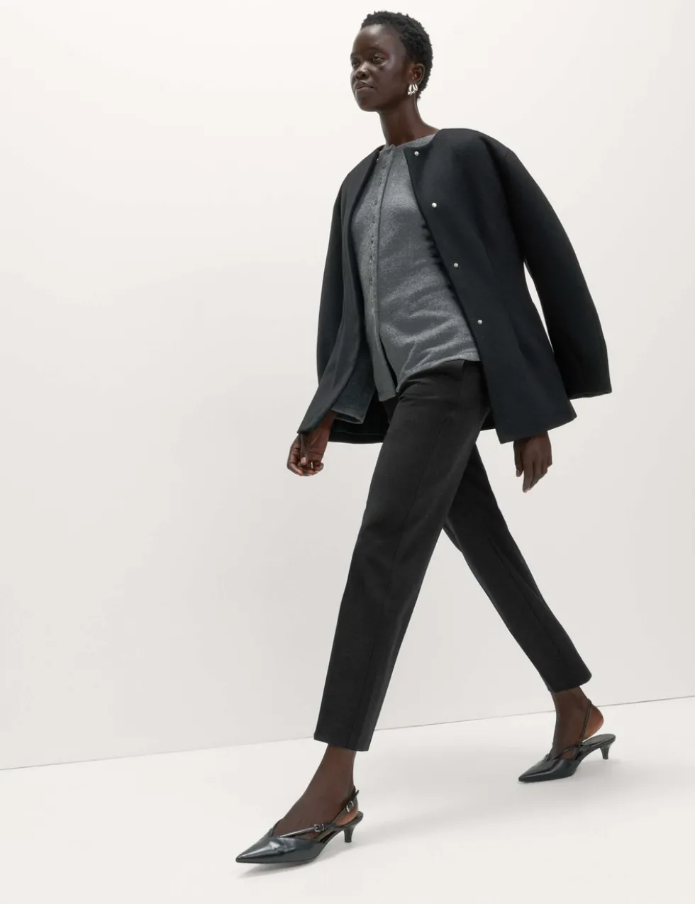 Tapered Ankle Grazer Trousers