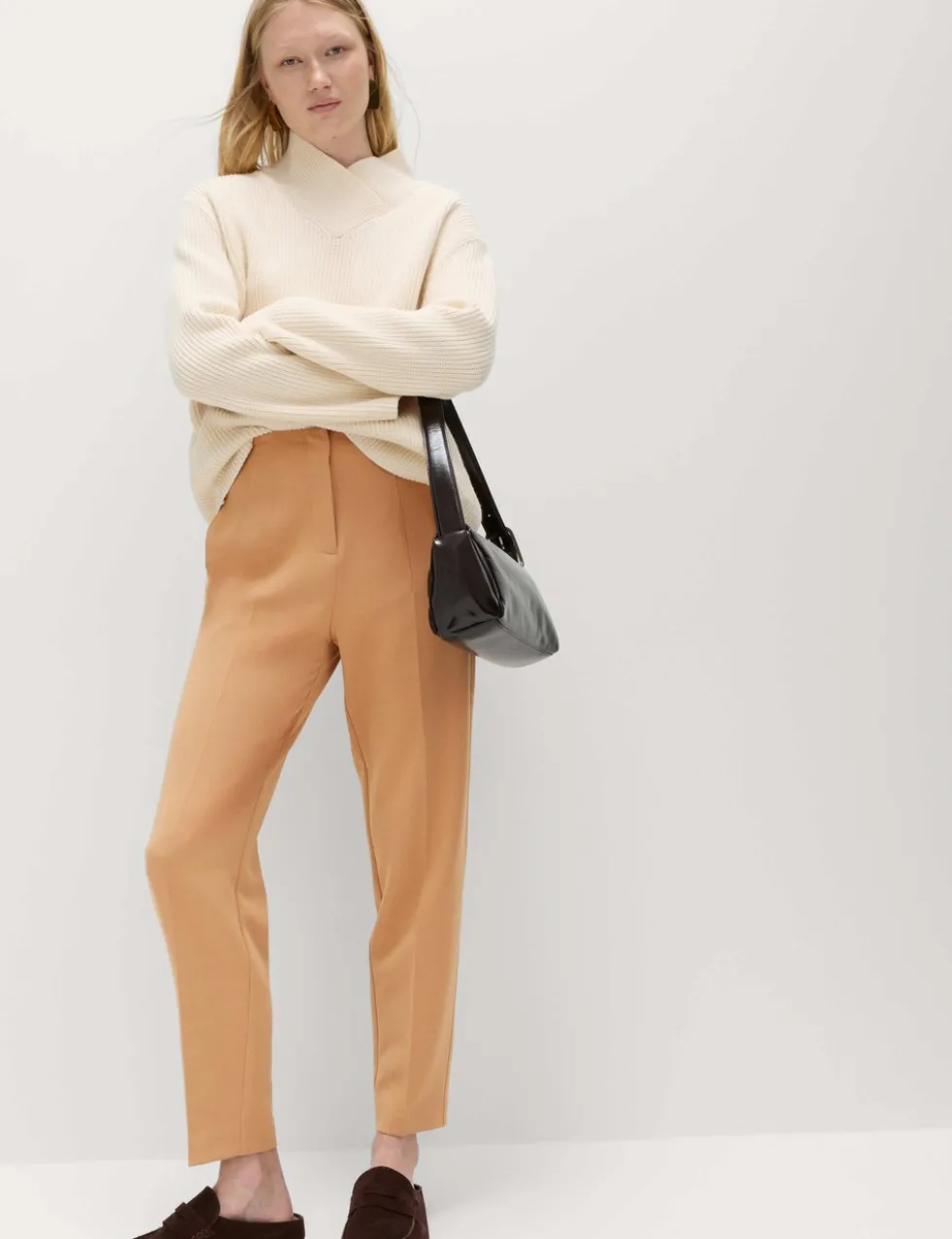 Tapered Ankle Grazer Trousers