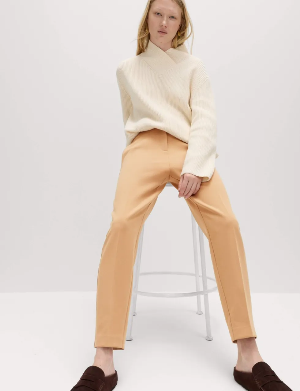Tapered Ankle Grazer Trousers