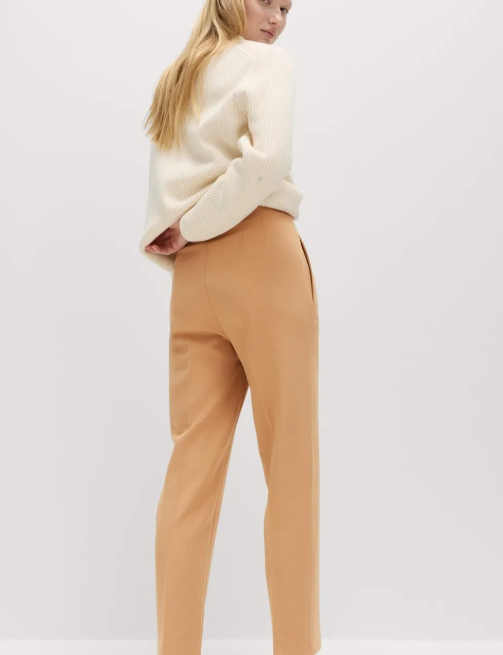 Tapered Ankle Grazer Trousers