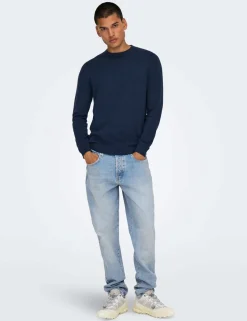 Tapered Fit 5 Pocket Jeans
