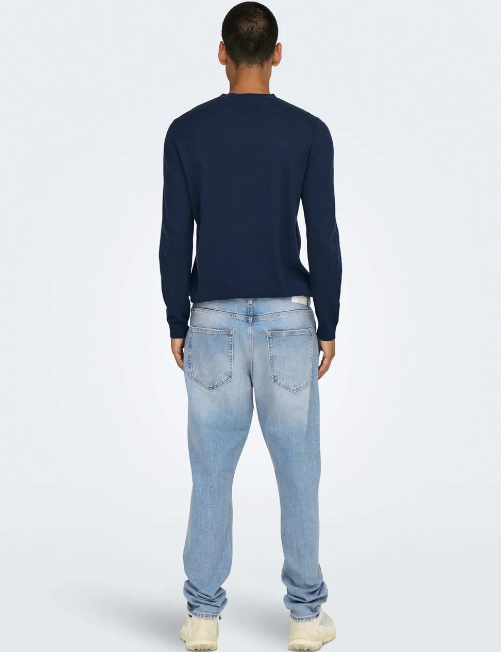 Tapered Fit 5 Pocket Jeans