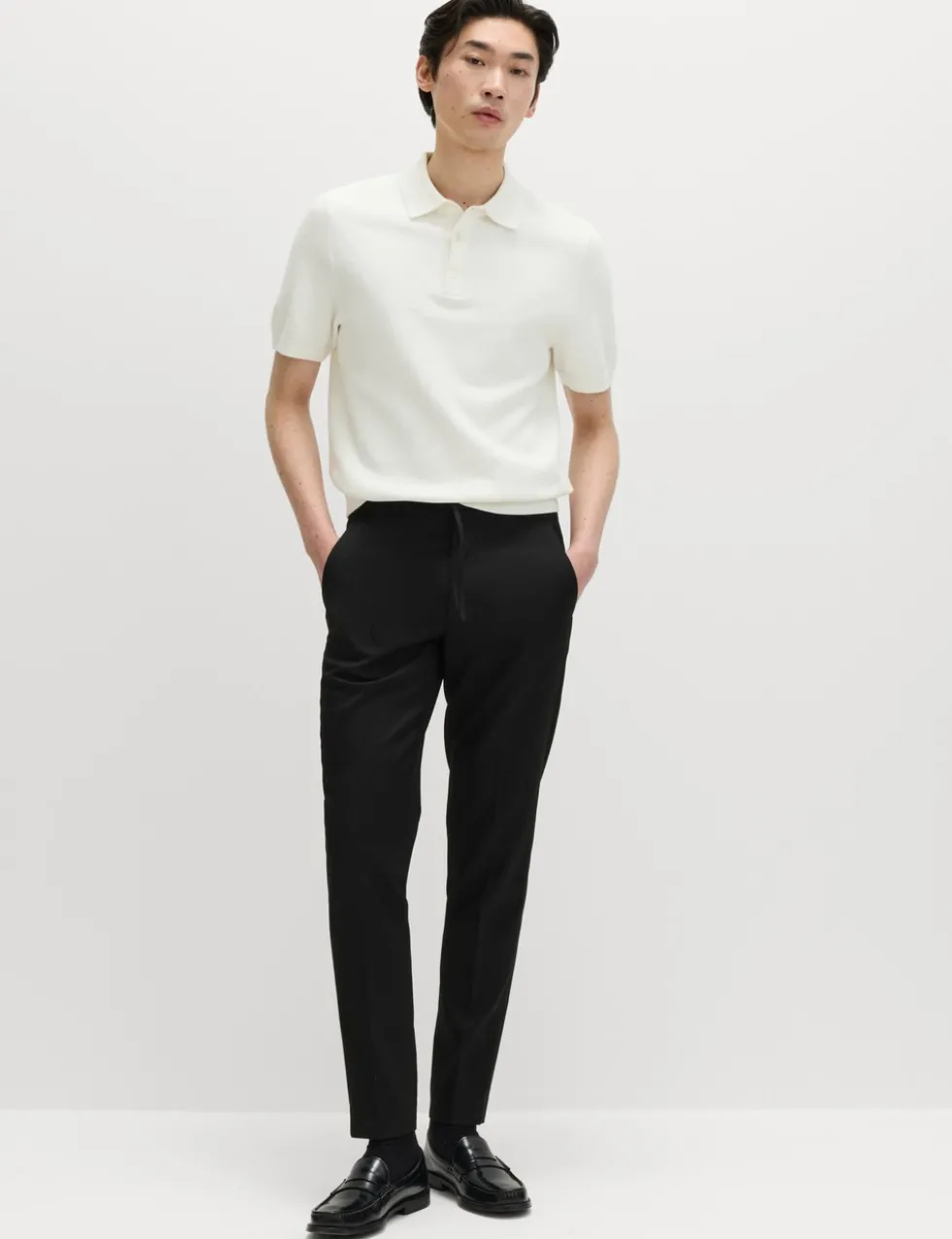 Tapered Fit Elasticated Trousers