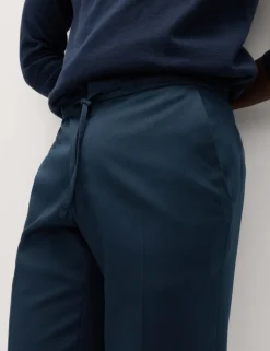 Tapered Fit Elasticated Trousers