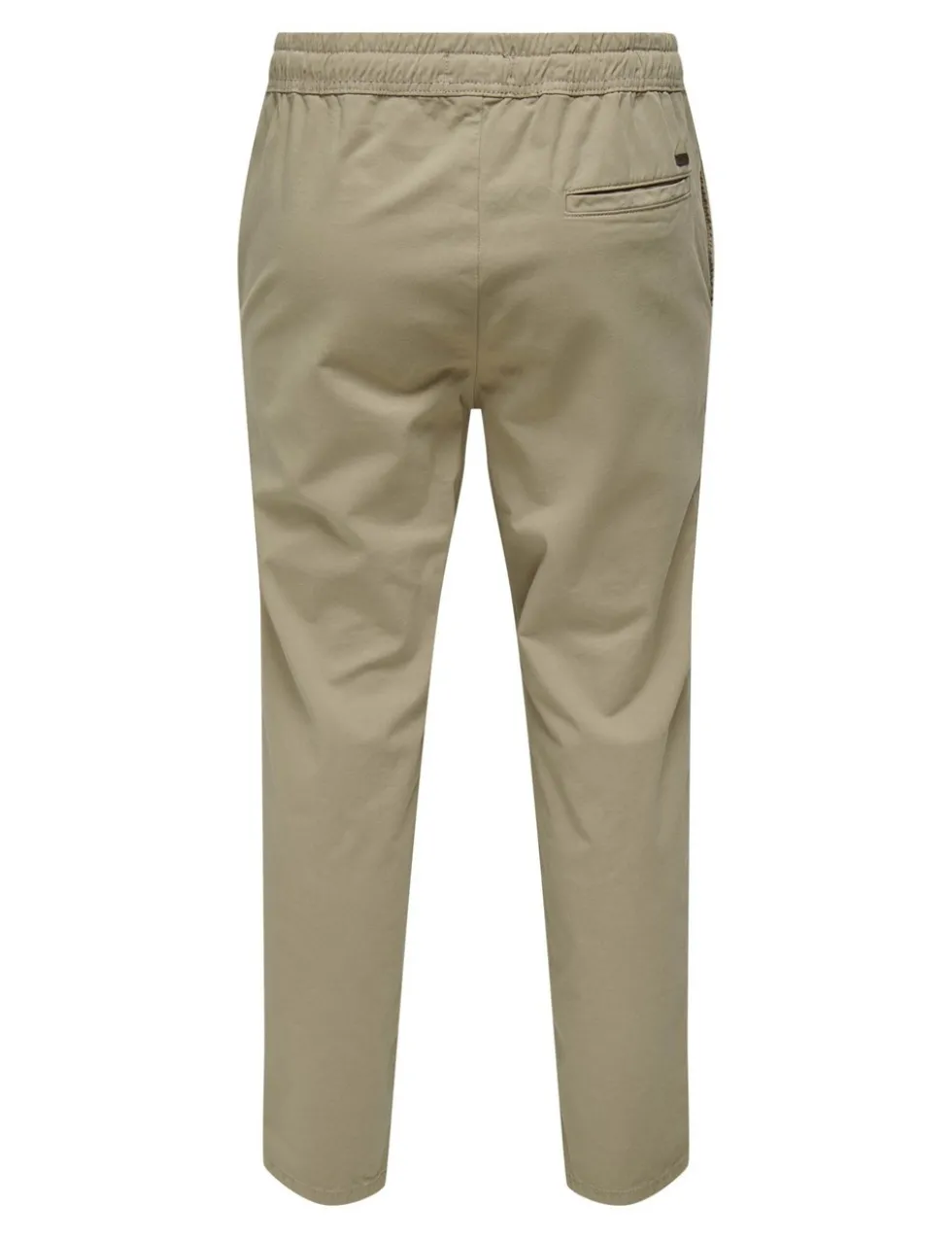 Tapered Fit Elasticated Waist Stretch Trousers