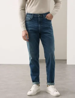 Tapered Fit Japanese Selvedge Stretch Jeans