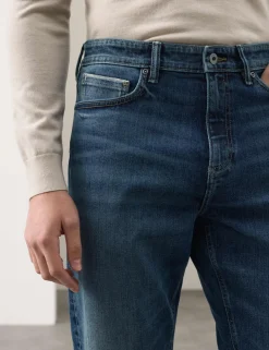 Tapered Fit Japanese Selvedge Stretch Jeans