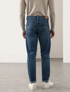 Tapered Fit Japanese Selvedge Stretch Jeans